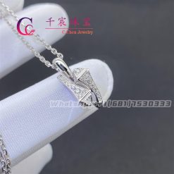 Marli Cleo Full Diamond Huggie Pendant In White Gold Leo N52 (1)