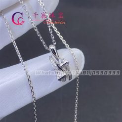 Marli Cleo Full Diamond Huggie Pendant In White Gold Leo N52 (4)