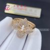 Roberto Coin Venetian Princess Medium Pave Flower Ring 7773266AX65X