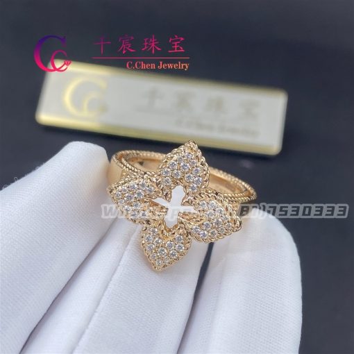 Roberto Coin Venetian Princess Medium Pave Flower Ring 7773266ax65x (6)