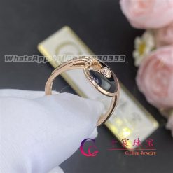 Cartier Amulette De Cartier Ring Black Onyx Diamond B4214800 (7)