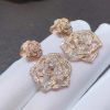 Piaget Rose Earrings in 18K Rose Gold G38U0066