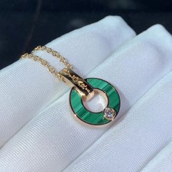 Bulgari Necklace Malachite 357313