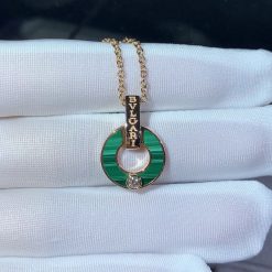 Bulgari Necklace Malachite 357313