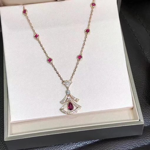 Bvlgari Divas Dream Necklace Rubies 356953