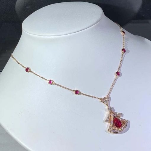 Bvlgari Divas Dream Necklace Rubies 356953