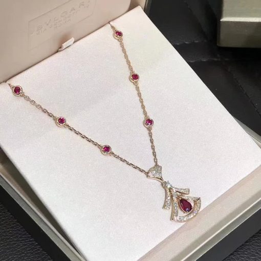 Bvlgari Divas Dream Necklace Rubies 356953