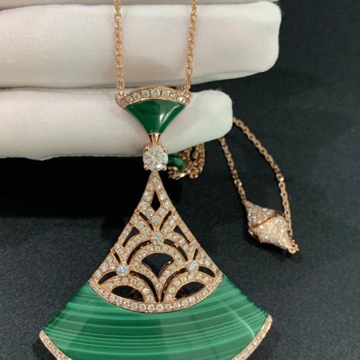 Bvlgari Divas Dream Necklace Malachite 358222