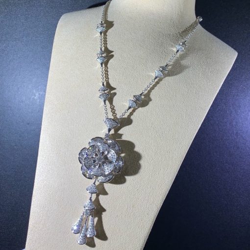 Bvlgari Divas' Dream Flower Necklace White Gold and Diamond