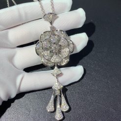 Bvlgari Divas' Dream Flower Necklace White Gold and Diamond