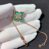 Roberto Coin Princess Flower Malachite Bracelet (1)