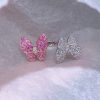 Van Cleef & Arpels Two Butterfly Between the Finger Ring pink sapphires VCARO3M500