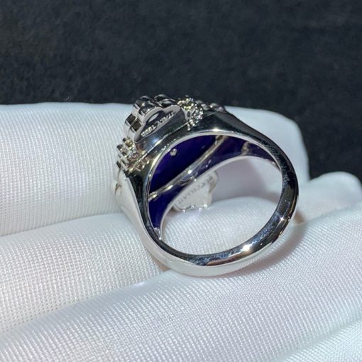 Buccellati Opera Color Ring In 18k White Gold With Lapis Lazuli (2)