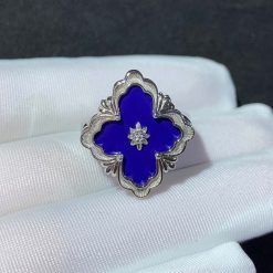 Buccellati Opera Color Ring In 18k White Gold With Lapis Lazuli (3)