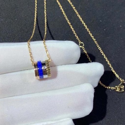 Boucheron Quatre Blue Edition Mini Ring Pendant JPN00635