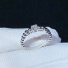 Van Cleef Arpels Perlée Solitaire Ring White Gold VCARO1VO00