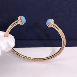 Piaget Possession Open Bangle Bracelet turquoise G36PA200