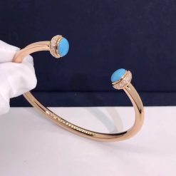 Piaget Possession Open Bangle Bracelet turquoise G36PA200