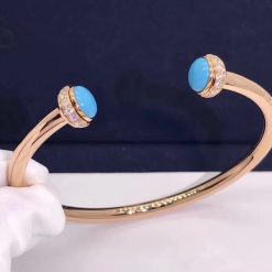 Piaget Possession Open Bangle Bracelet turquoise G36PA200