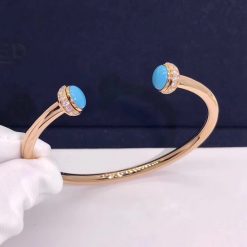 Piaget Possession Open Bangle Bracelet turquoise G36PA200