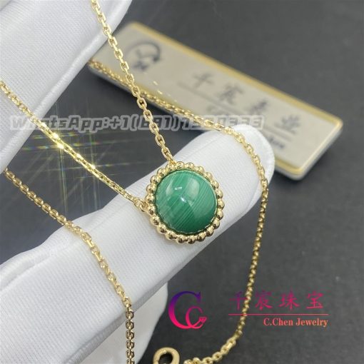 Van Cleef Arpels Perlee Couleurs Pendant 18k Yellow Gold Malachite Vcarp4dm00 (5)