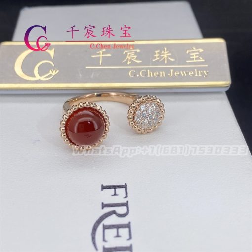 Van Cleef & Arpels Perlée Couleurs Between the Finger Ring Carnelian VCARO9SV00