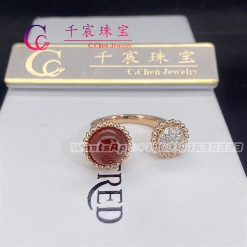 Van Cleef & Arpels Perlée Couleurs Between the Finger Ring Carnelian VCARO9SV00