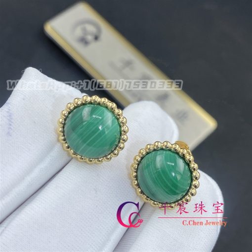 Van Cleef & Arpels Perlée Couleurs Earrings Malachite VCARP4DS00