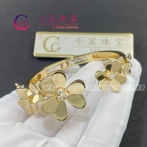 Van Cleef & Arpels Frivole Bracelet 7 Flowers Medium Model VCARP6L200