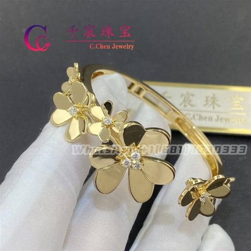 Van Cleef & Arpels Frivole Bracelet 7 Flowers Medium Model VCARP6L200