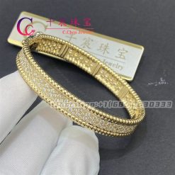 Van Cleef & Arpels Perlée Diamonds Bracelet 3 Rows Small Model VCARP5DP00