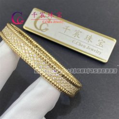 Van Cleef & Arpels Perlée Diamonds Bracelet 3 Rows Small Model VCARP5DP00