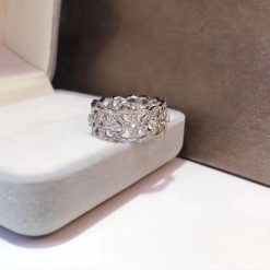 De Beers Enchanted Lotus Band In White Gold R102298 (2)