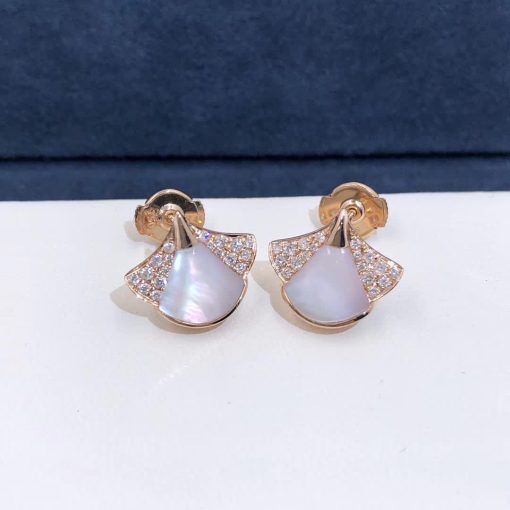 Bvlgari Divas Dream Earrings Mother of Pearl 350483