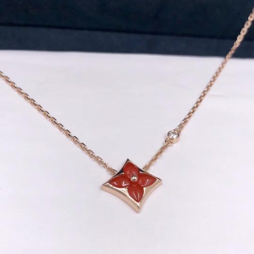 Louis Vuitton LV Color Blossom Bb Star Pendant Cornelian and Diamond Q93711