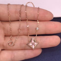 Louis Vuitton LV Color Blossom Bb Star Pendant Pink Mother-of-pearl and Diamond Q93612