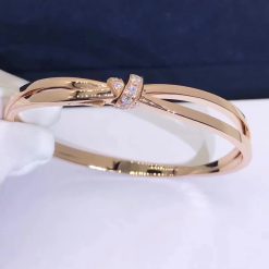 Chaumet Séduction Rose Gold Bracelet with Diamonds