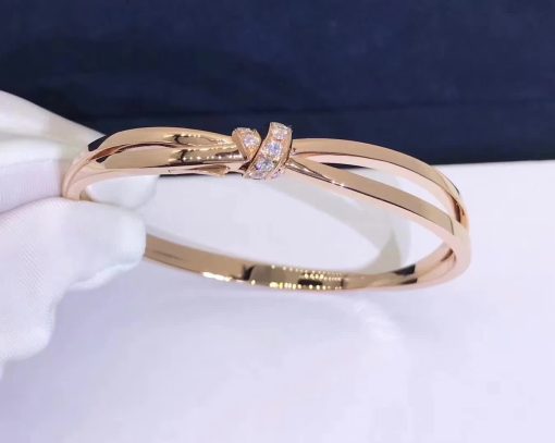 Chaumet Séduction Rose Gold Bracelet with Diamonds