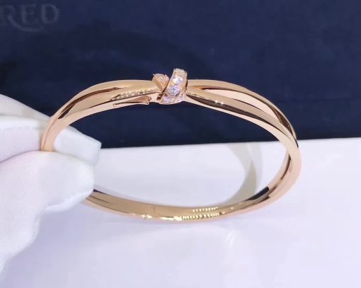 Chaumet Séduction Rose Gold Bracelet with Diamonds