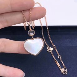 Chopard Happy Hearts Pendant Rose Gold Mother-of-pearl 797482-5301