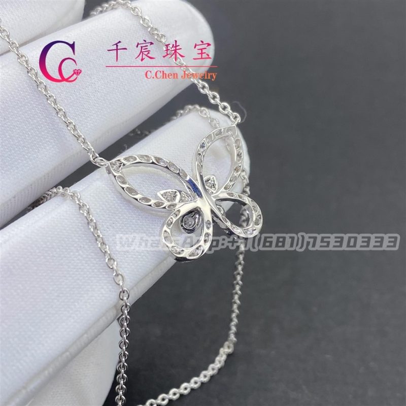Graff Rgp 008 Graff Butterfly Silhouette Diamond Pendant RGP393 – C Chen Jewelry