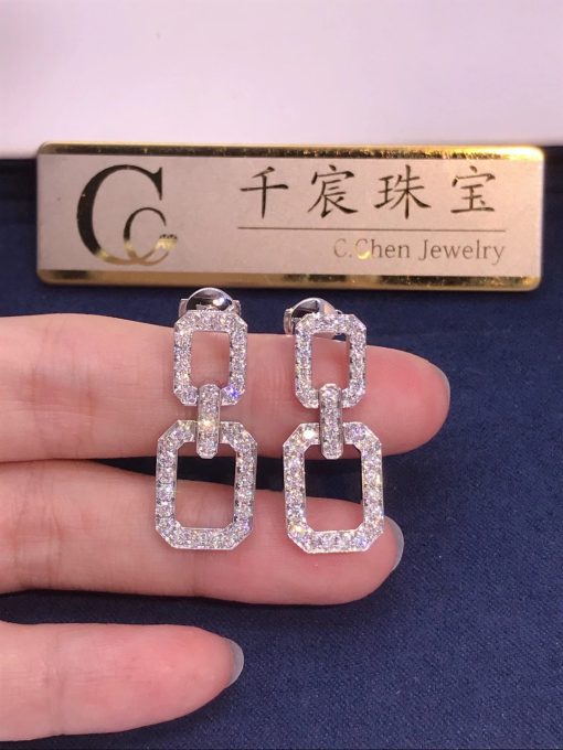 Harry Winston Diamond Links Small Earrings EADPRDSMLK