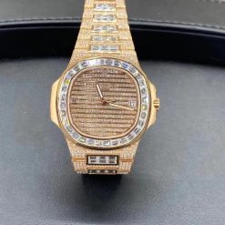 Patek Philippe Nautilus 18K Rose Gold and Diamonds 5719/10G-010