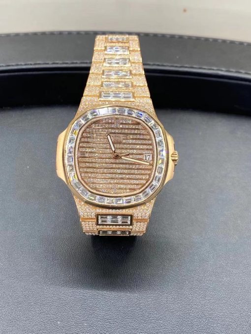 Patek Philippe Nautilus 18K Rose Gold and Diamonds 5719/10G-010