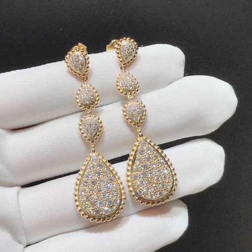 Boucheron Serpent Bohème Pendant Earrings, XS and L Motifs JCO01289