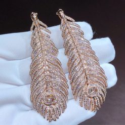 Boucheron Plume De Paon Pendant Earrings JCO01236