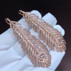 Boucheron Plume De Paon Pendant Earrings JCO01236