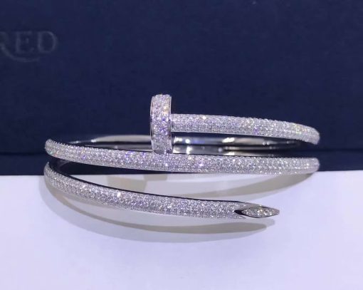 Cartier Juste Un Clou Bracelet White Gold Diamonds N6708717