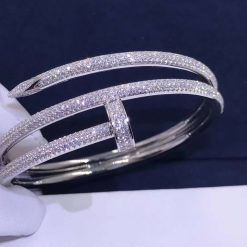 Cartier Juste Un Clou Bracelet White Gold Diamonds N6708717