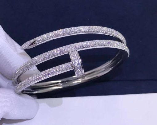 Cartier Juste Un Clou Bracelet White Gold Diamonds N6708717